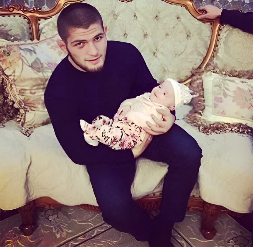 Khabib Nurmagomedov children Fatima Magomed and Husayn